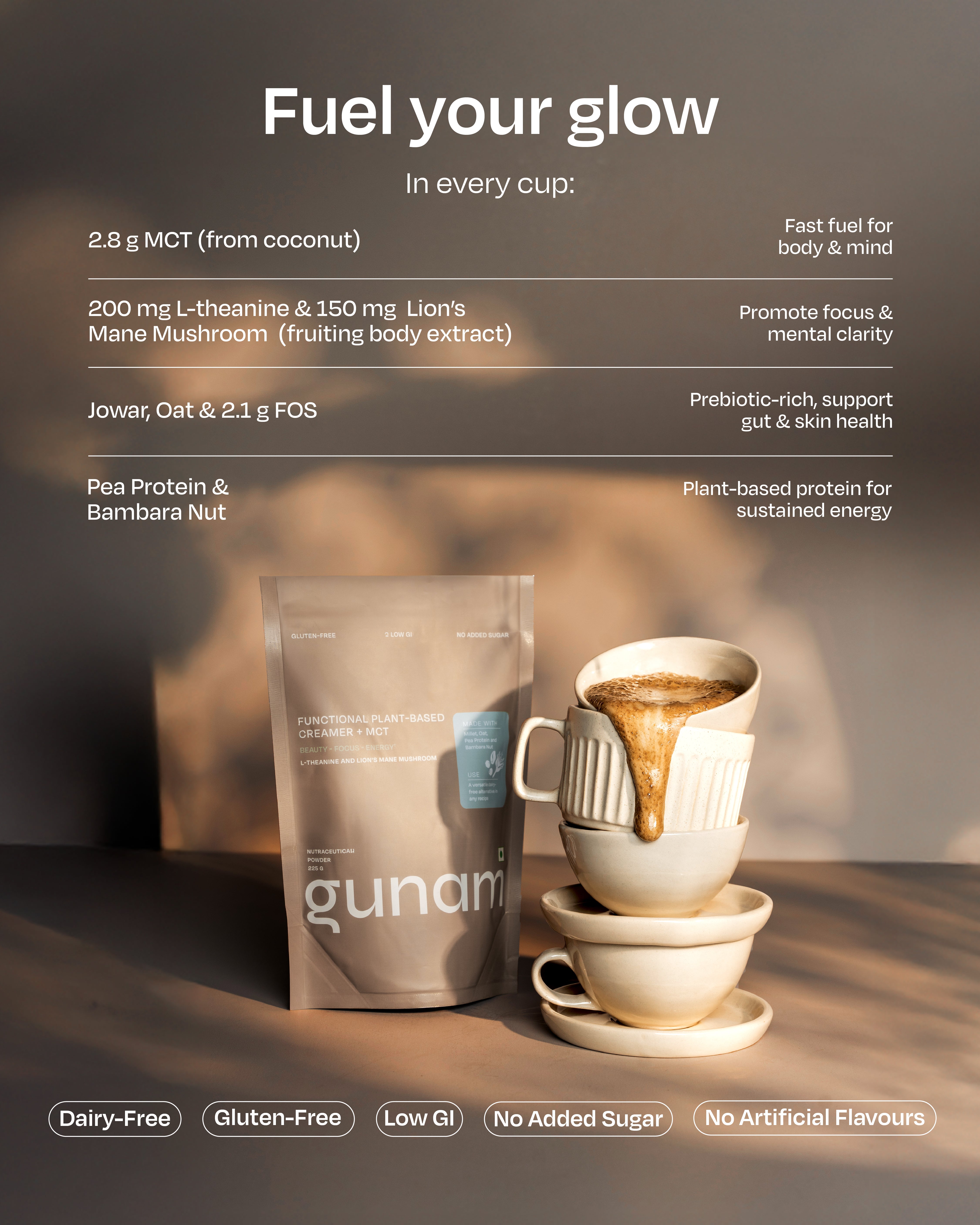 Functional Plant-Based Creamer + MCT