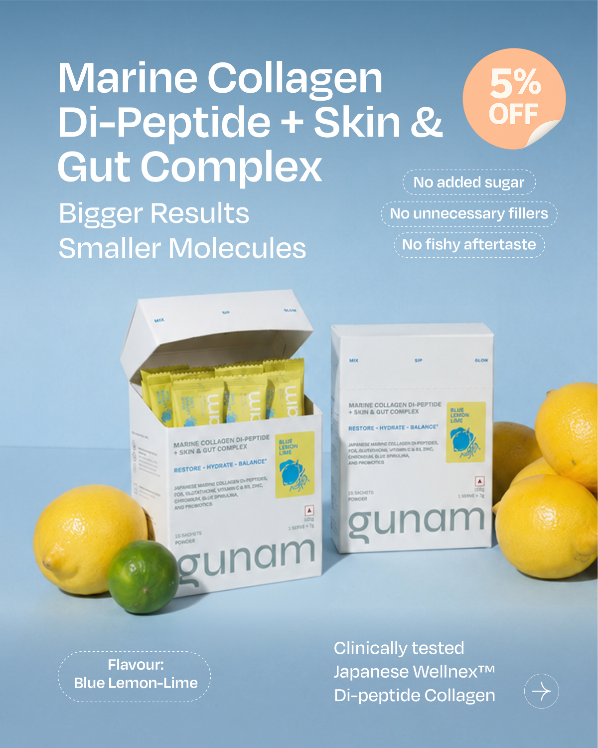 Marine Collagen Di-peptide + Skin & Gut Complex