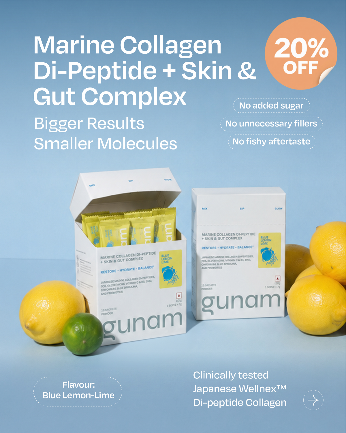 Marine Collagen Di-peptide + Skin & Gut Complex