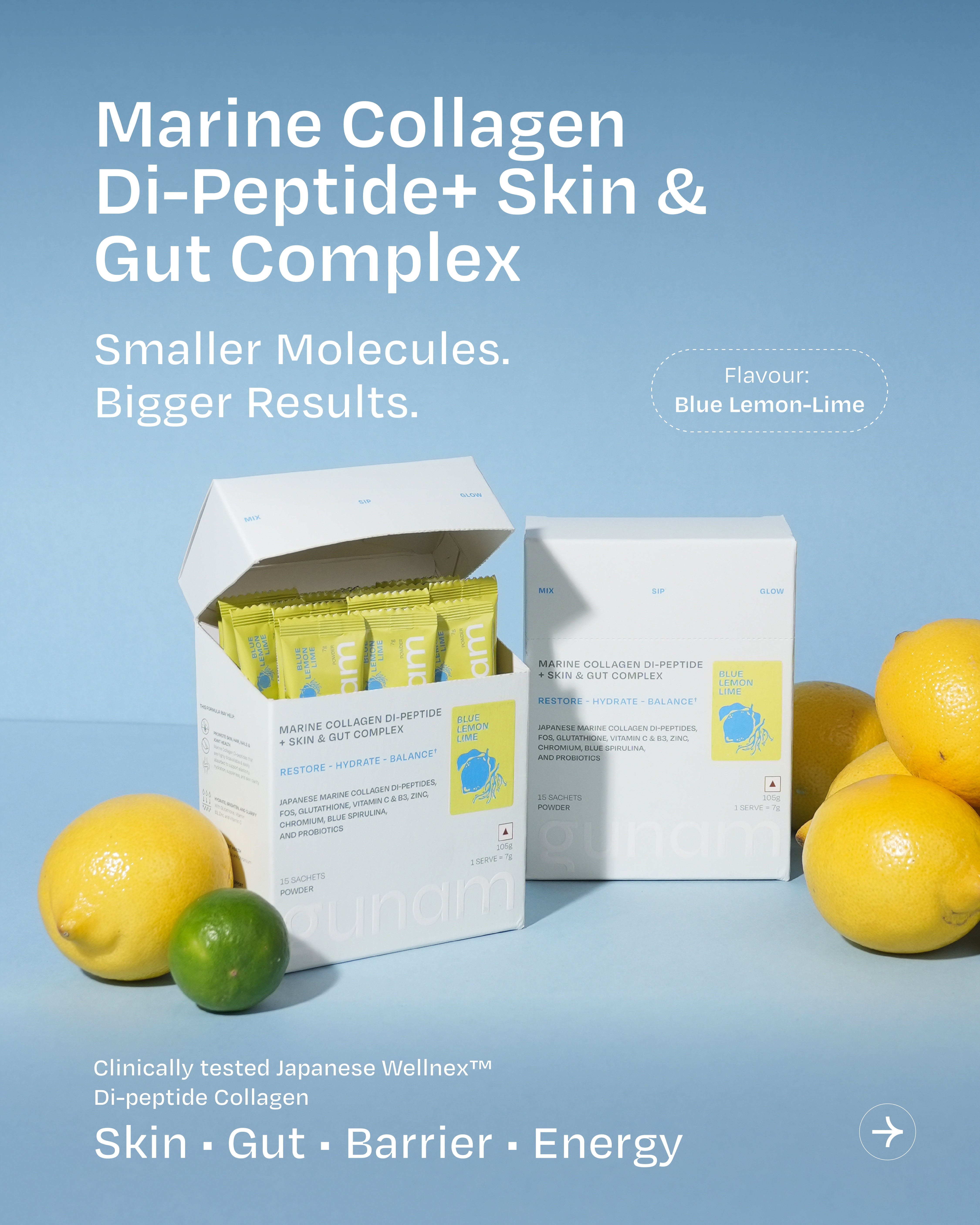 Marine Collagen Di-peptide + Skin & Gut Complex