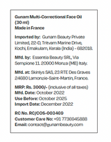 Multi-Correctional Face Oil