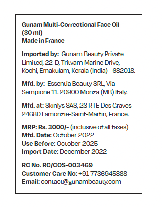Multi-Correctional Face Oil